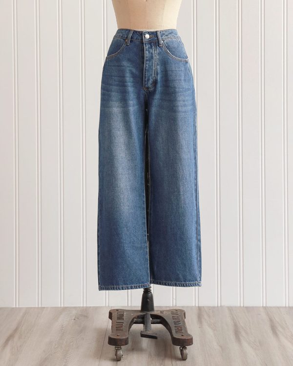 Baxter Low Rise Wide Leg Jeans