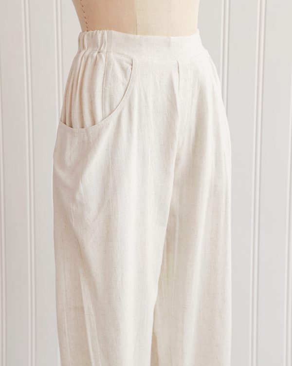 Thessaly Linen Barrel Pants - Image 2