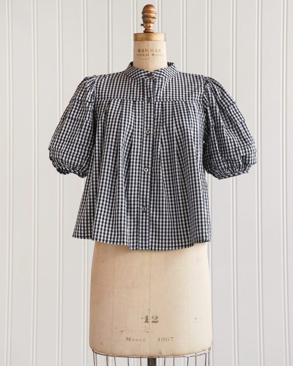 Danya Babydoll Gingham Top - Image 2