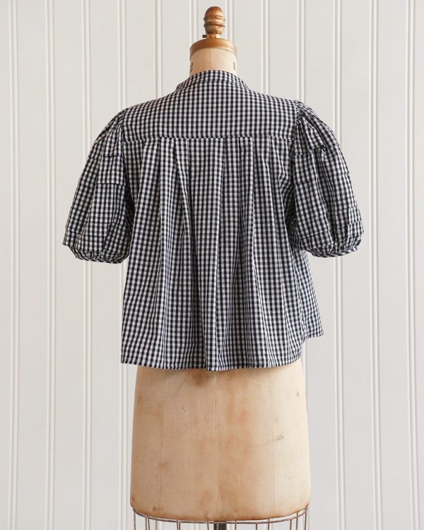 Danya Babydoll Gingham Top - Image 4