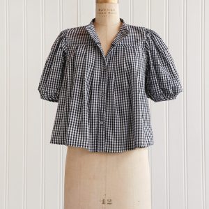 Danya Babydoll Gingham Top