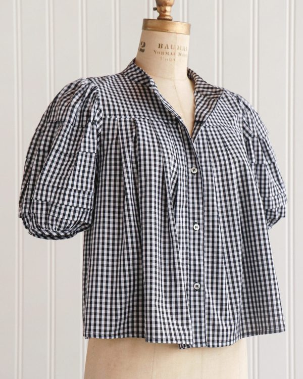 Danya Babydoll Gingham Top - Image 3