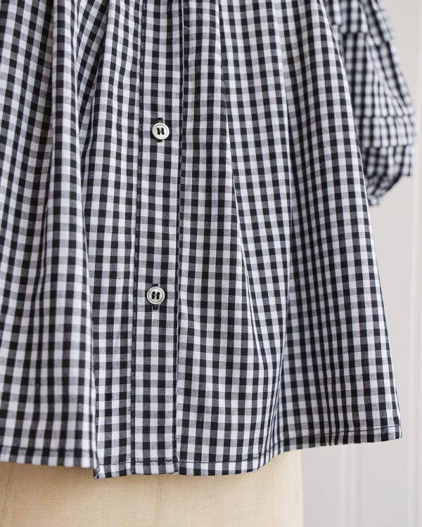 Danya Babydoll Gingham Top - Image 5