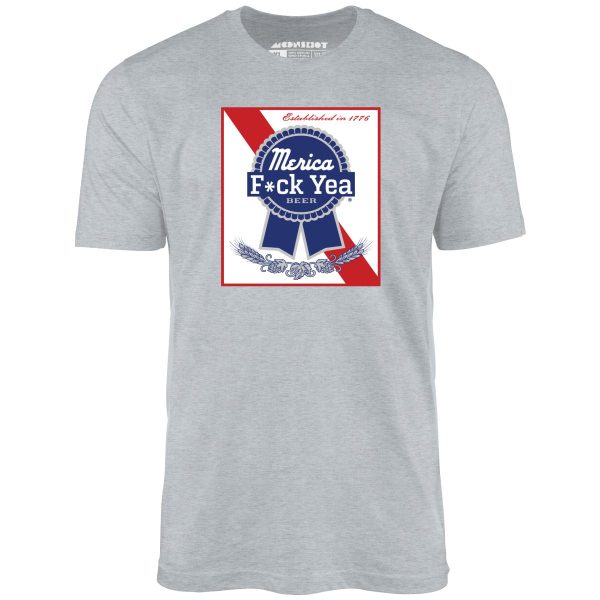 Merica F*ck Yea Beer - Unisex T-Shirt - Image 9