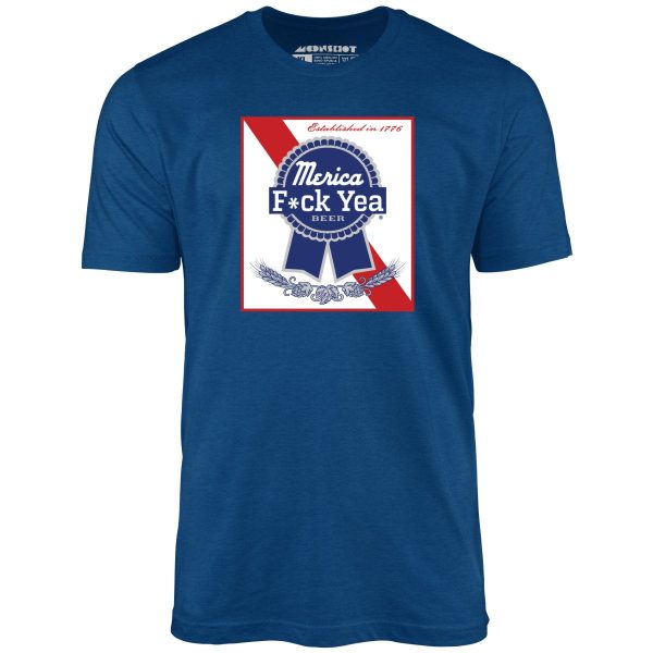 Merica F*ck Yea Beer - Unisex T-Shirt - Image 3