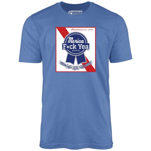 Merica F*ck Yea Beer - Unisex T-Shirt - Image 4